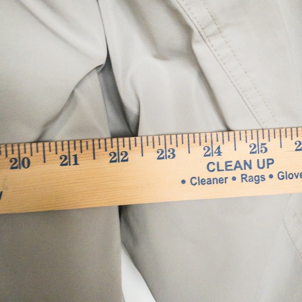 Rainforest Field Jacket Mens L Tan Full Zip Snap Utility Polyester Coat - Picture 15 of 16